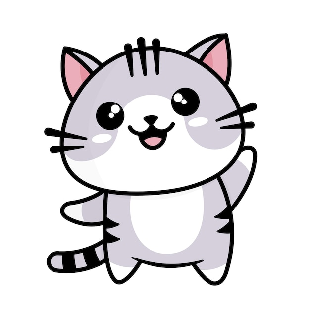 Cute vector cat