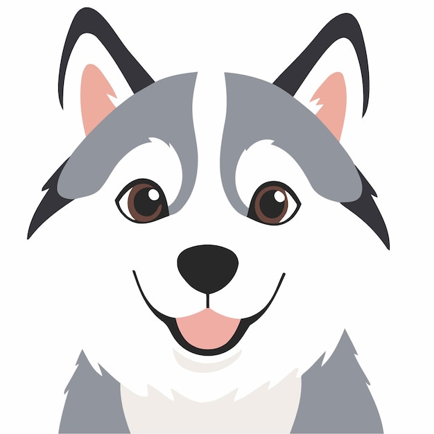 Vector cute vector illustration of a dog for kids books