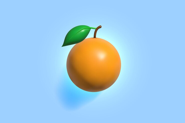 Cute Vector Orange Illustration