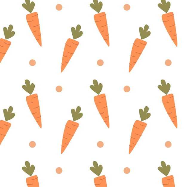 Carino disegno vettoriale con carote luminose