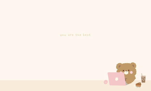 Vector cute wallpaper background pastel colour