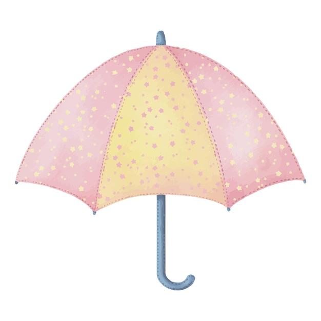 Cute watercolor umbrella