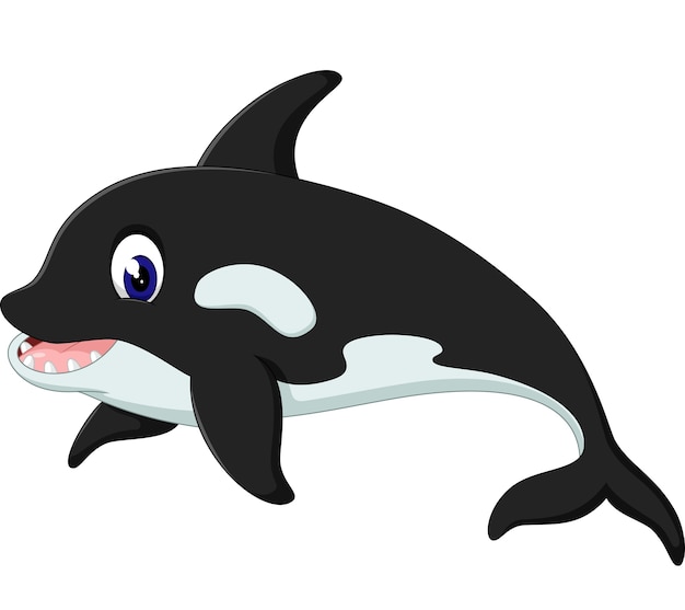 cute whale cartoon