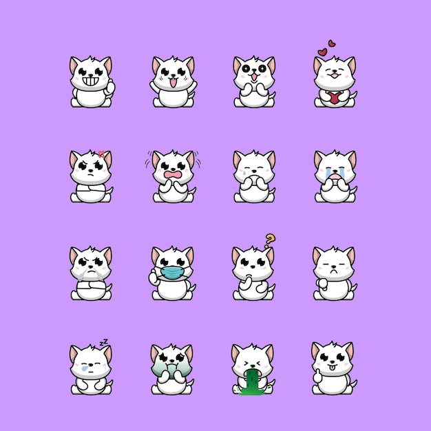 emojicat @‧͙⁺˚*・༓☾white ☽༓・*˚⁺‧, Emoji Cat