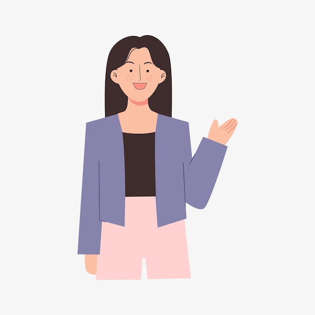 Cute woman illustration