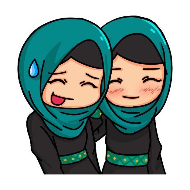 Cute Women Wearing Hijab