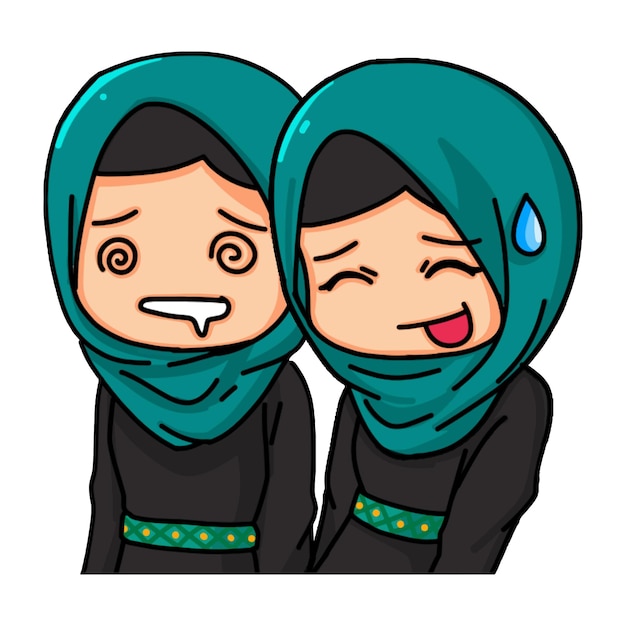 Cute Women Wearing Hijab