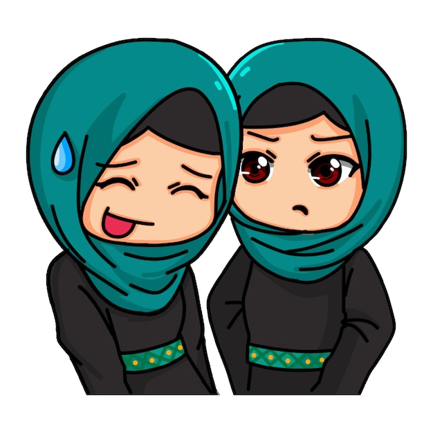 Cute Women Wearing Hijab