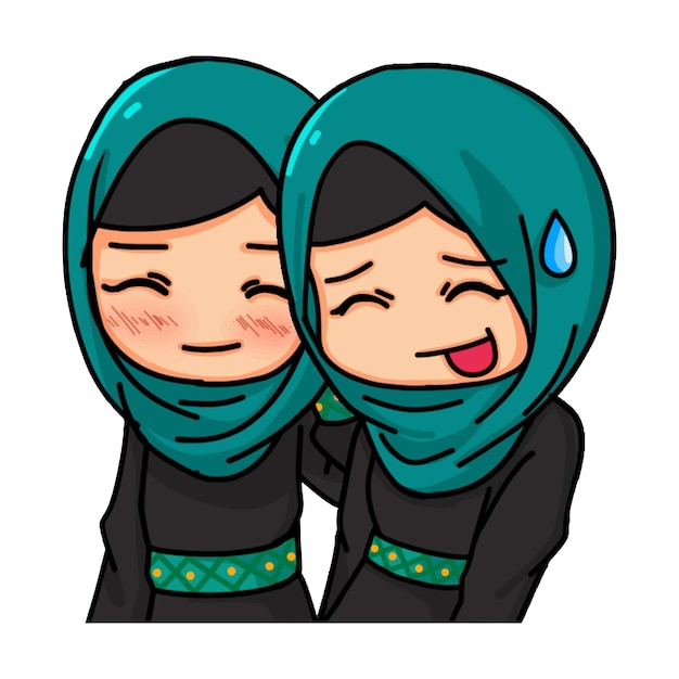 Cute Women Wearing Hijab