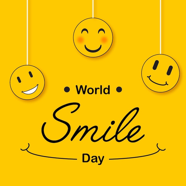 Cute World Smile Day Background