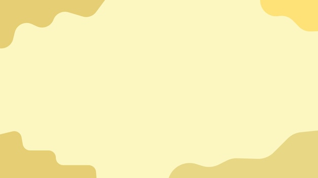 Premium Vector | Cute yellow aesthetic abstract minimal background ...