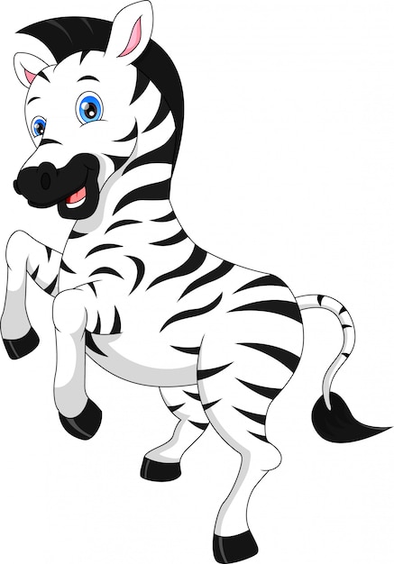 cute zebra cartoon