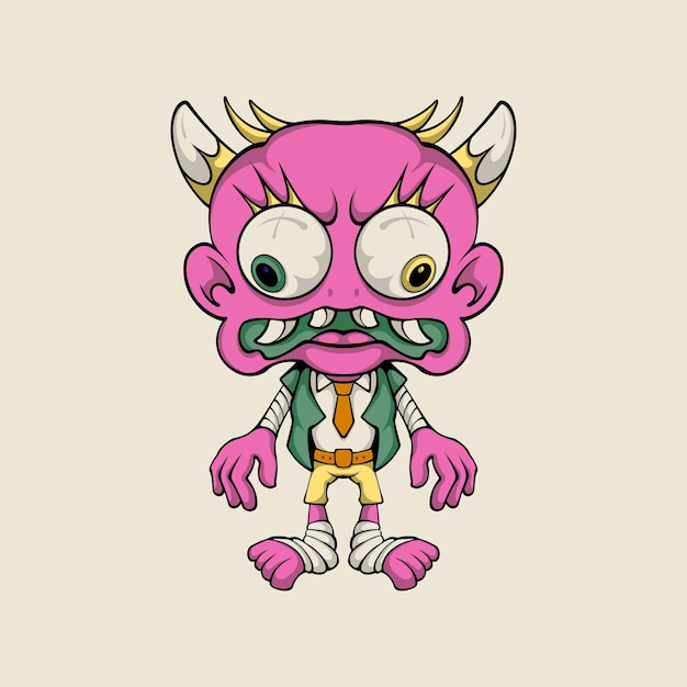 Vector cute zombies vector art