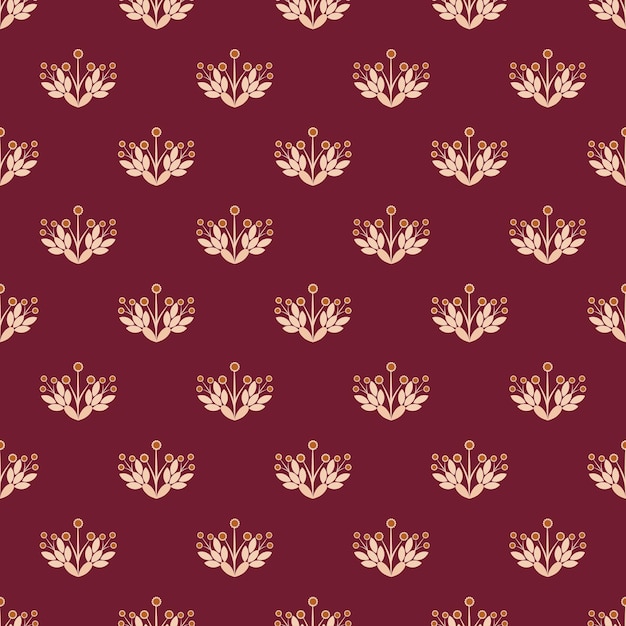 cuteethnicvectorpatterndesignofleavesandflowersforladiesdressmanshirtwallpaper