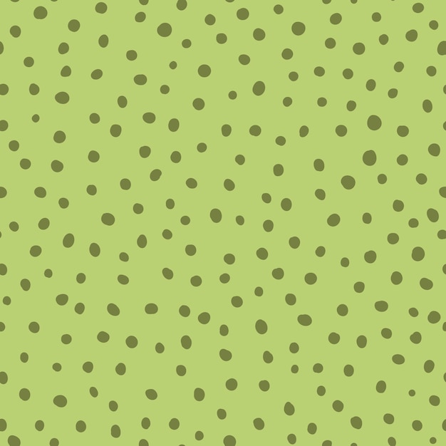Cutegreen naadloos patroon Hand getrokken behang polka dot ornament Abstracte naadloze achtergrond