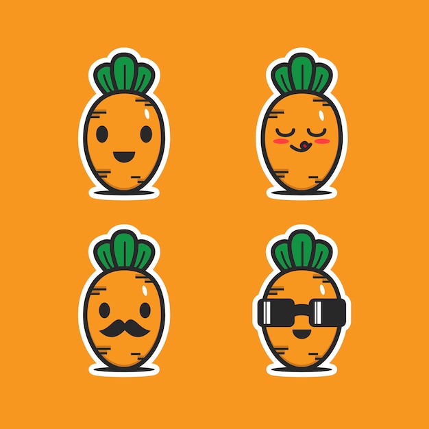 Cuteness carrot character