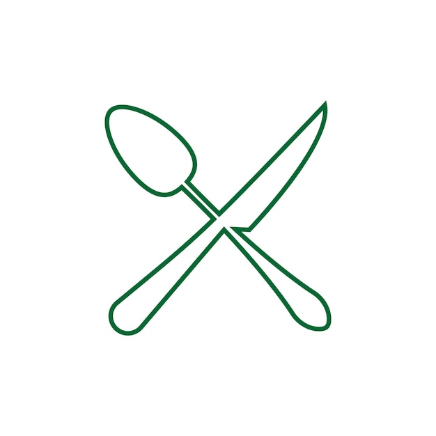 Cutlery icon design template