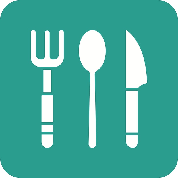 Cutlery icon vector image Can be used for Birthday