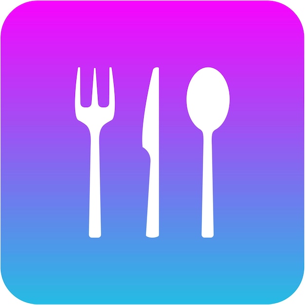 Vector cutlery icon