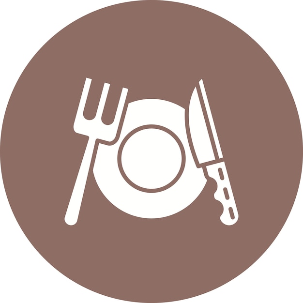 Cutlery Vector Illustration Style