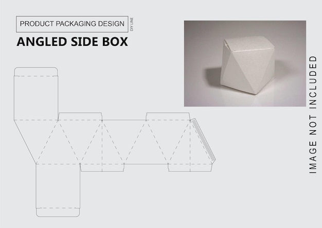 CUTOMIZE PRODUCTVERPAKKINGSONTWERP Schuine zijdoos
