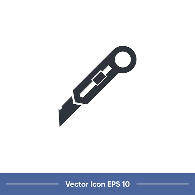 Cutter vector icon template