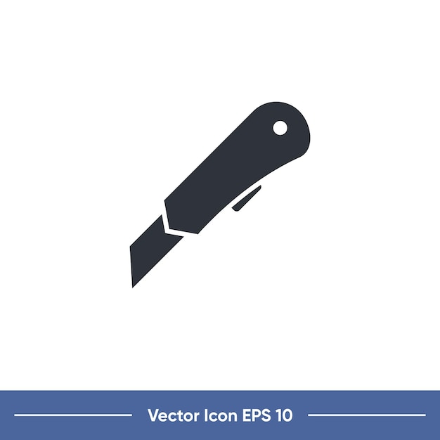 Cutter vector icon template