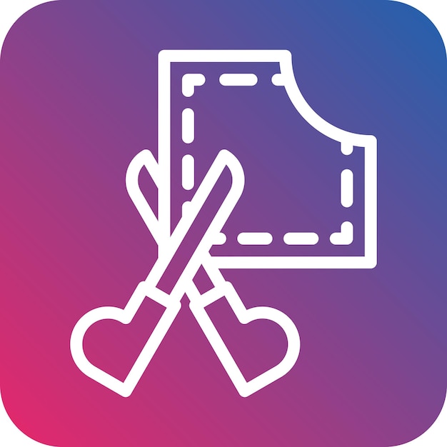 ベクトル 衣類のカット アイコン スタイル