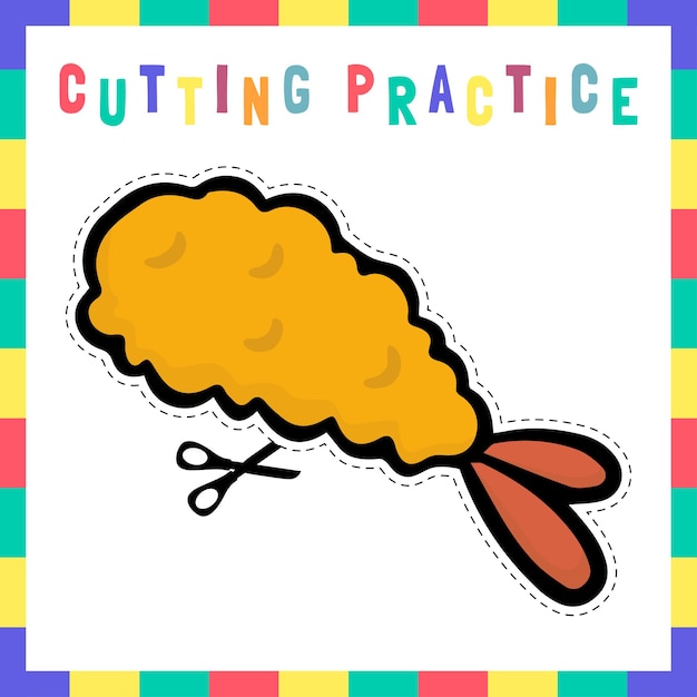 Cutting practice for kids