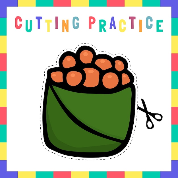 Cutting practice for kids