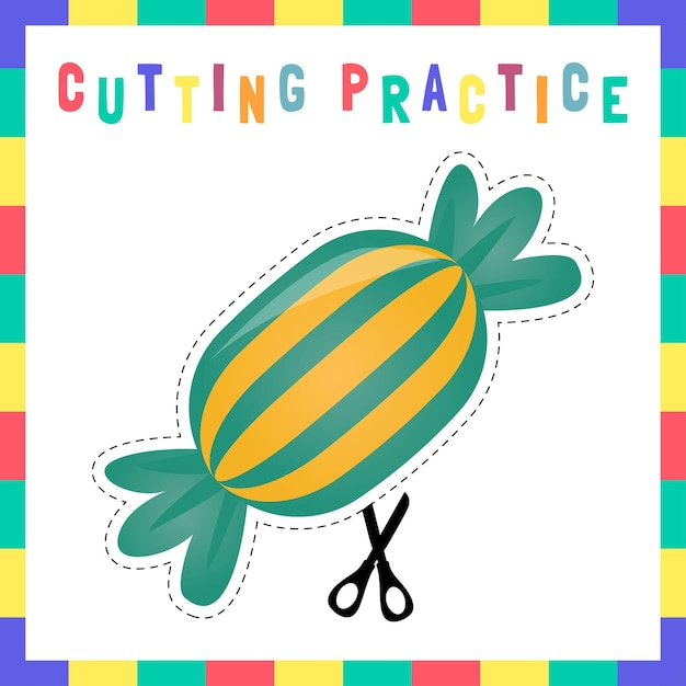 Cutting practice for kids