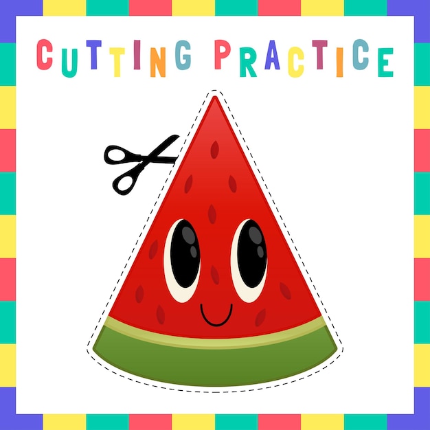 Cutting practice for kids