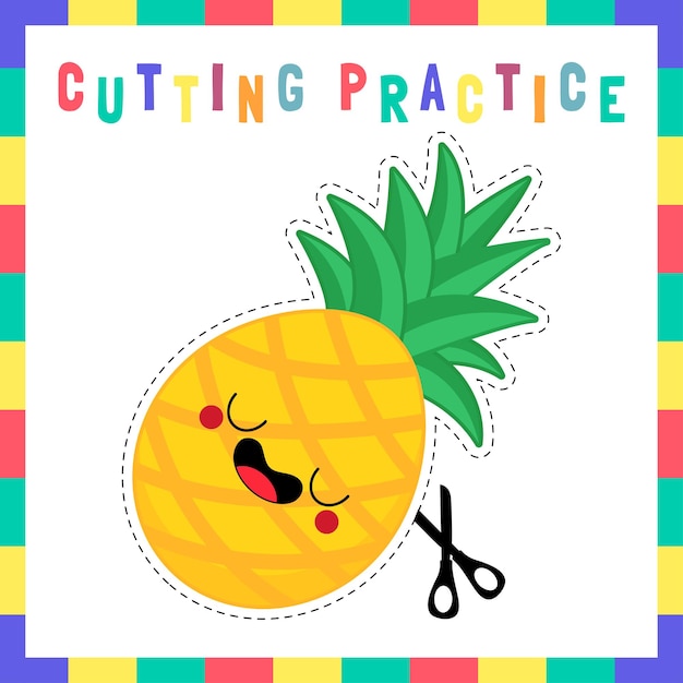 Cutting practice for kids