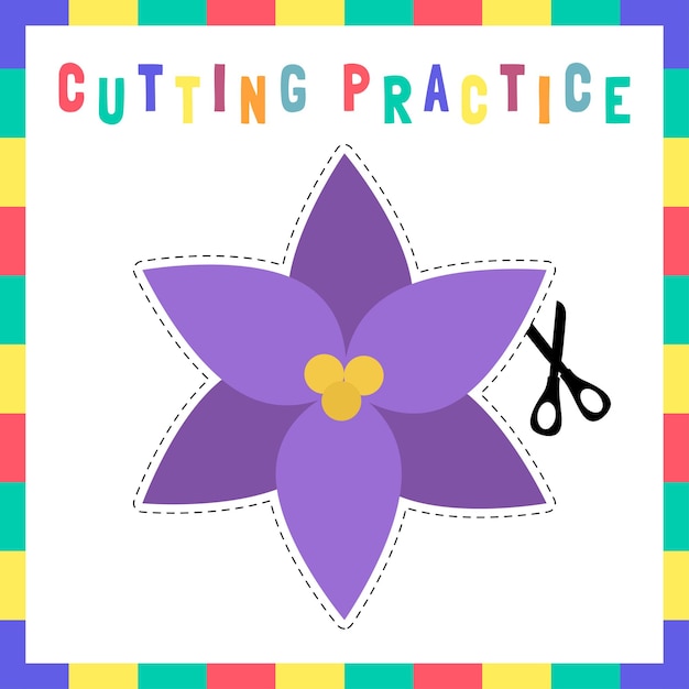 Cutting practice for kids