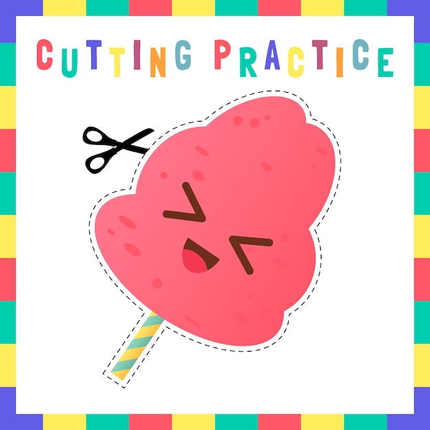 Vector cutting practice printable