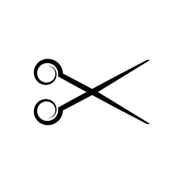 Cutting scissors icon vector