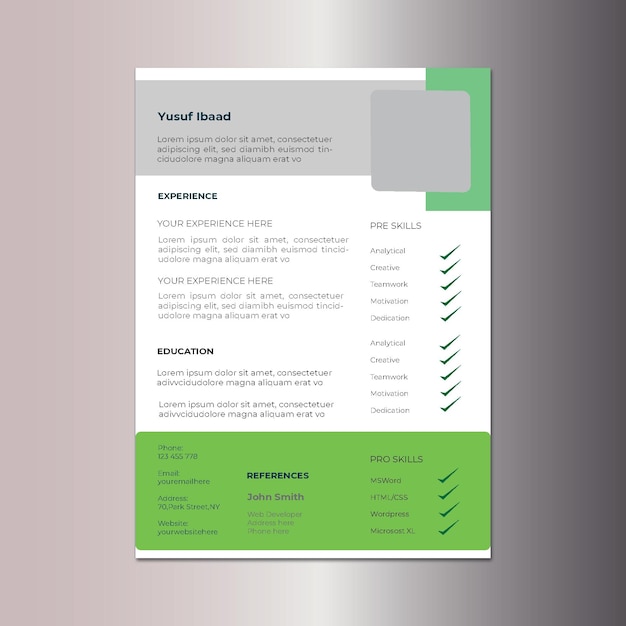 CV design