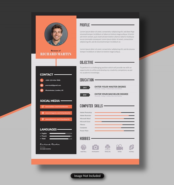 Cv or resume template