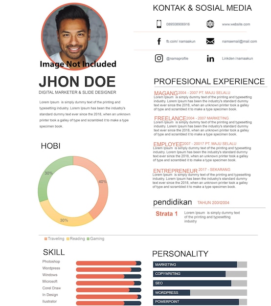 CV RESUME TEMPLATES 116