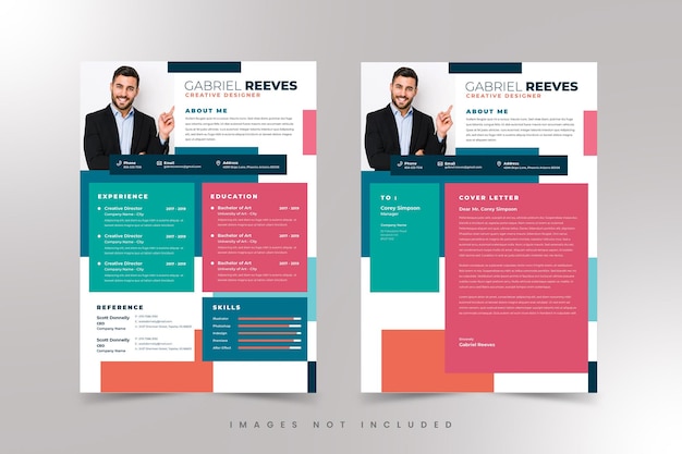 cv template curriculum vitae premium vector