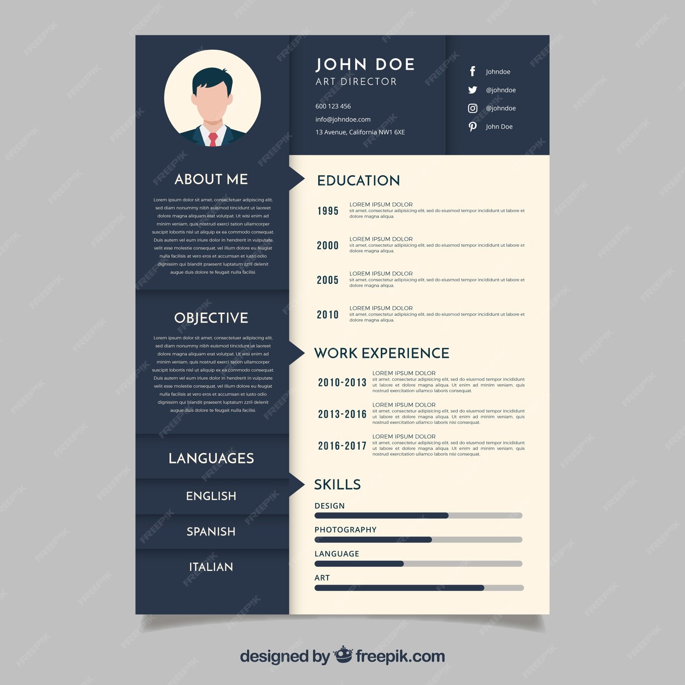 CV шаблон