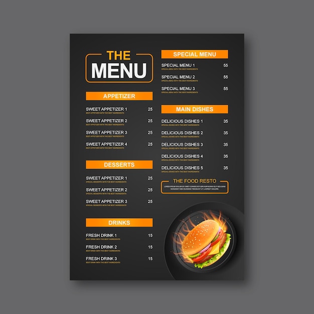 Vector cv template