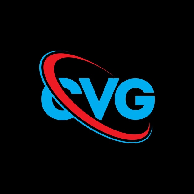 CVG logo CVG letter CVG letter logo ontwerp Initialen CVG logo gekoppeld aan cirkel en hoofdletters monogram logo CVG typografie voor technologiebedrijf en vastgoedmerk