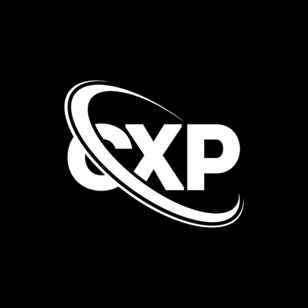 Логотип cxp буква cxp литера cxp дизайн логотипа инициалы логотипа cxp, связанного с кругом и заглавными буквами логотип монограммы cxp типография для технологического бизнеса и бренда недвижимости