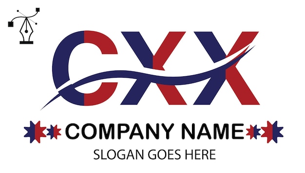 Vector cxx letter logo