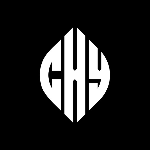 CXY 圓形字母標誌設計,以圓形和圆形的形式 CXY 圆字母,以字體風格的三個頭字母形成一個圓形標誌 CXY圓形章 抽象單字母 字母 標誌 矢量