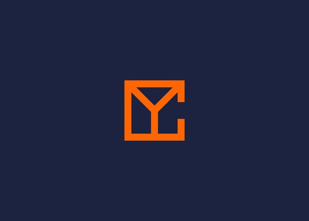 буква с квадратным логотипом икона дизайн вектор дизайн шаблон вдохновение