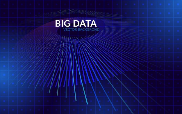 cyber big data flow particles bokeh digital neural network concept of artificial intelligence ai technology and machine deep learning science technology presentation digital background vector