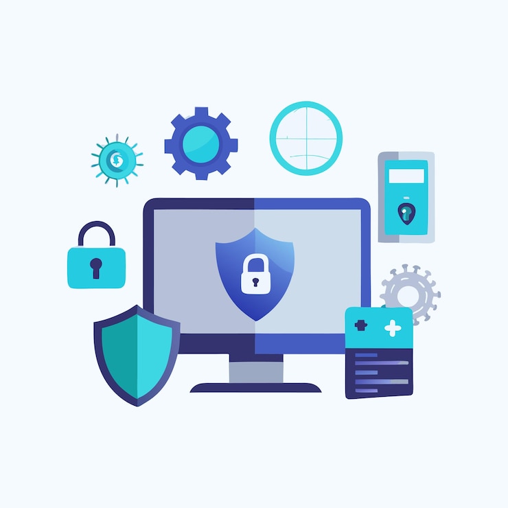 Vector cyber caf vector infographics resources