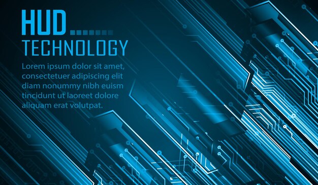 cyber circuit future technology concept background